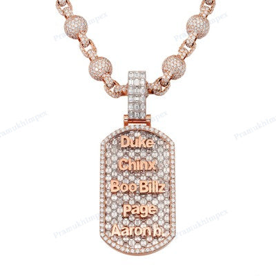 925 Sterling Silver Rose Gold Plated Pendant