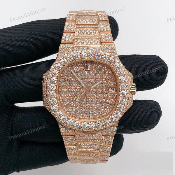 Hip Hop Passes Diamond Tester Patek Philippe Wrist Watch