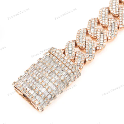 Rose Gold Plated Miami Cuban Link Bracelet