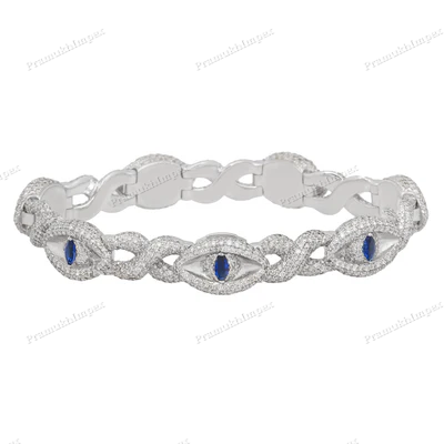 Moissanite Diamond Infinity Eye Bracelet For Men