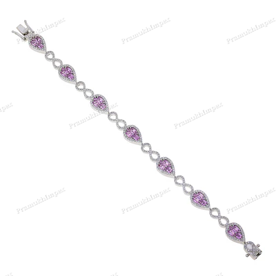 Moissanite Infinity Pair Bracelet For Women