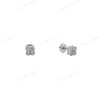 925 Sterling Silver VVS Moissanite Diamond Earring