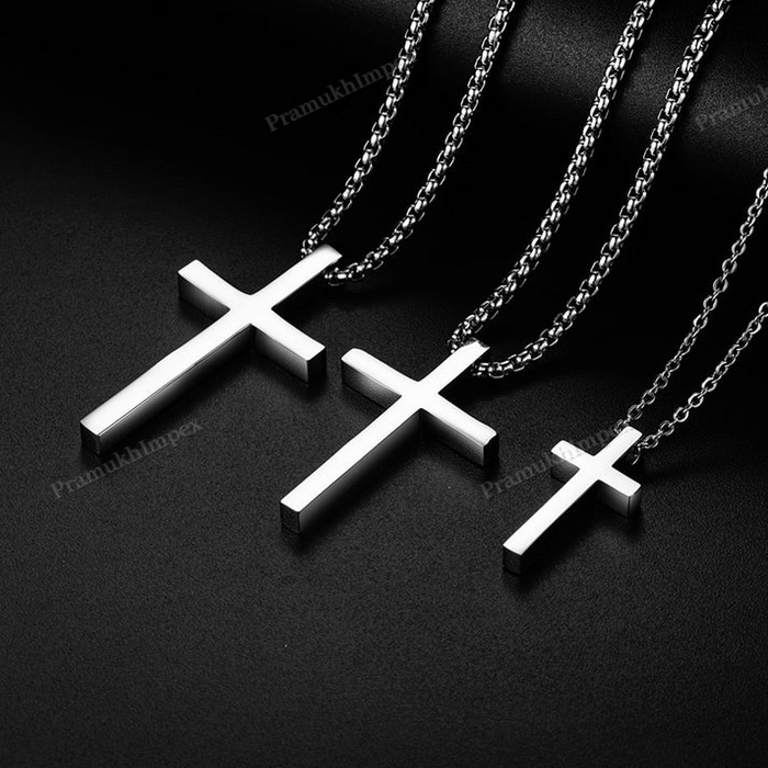 Sterling Silver Religious Cross Pendant