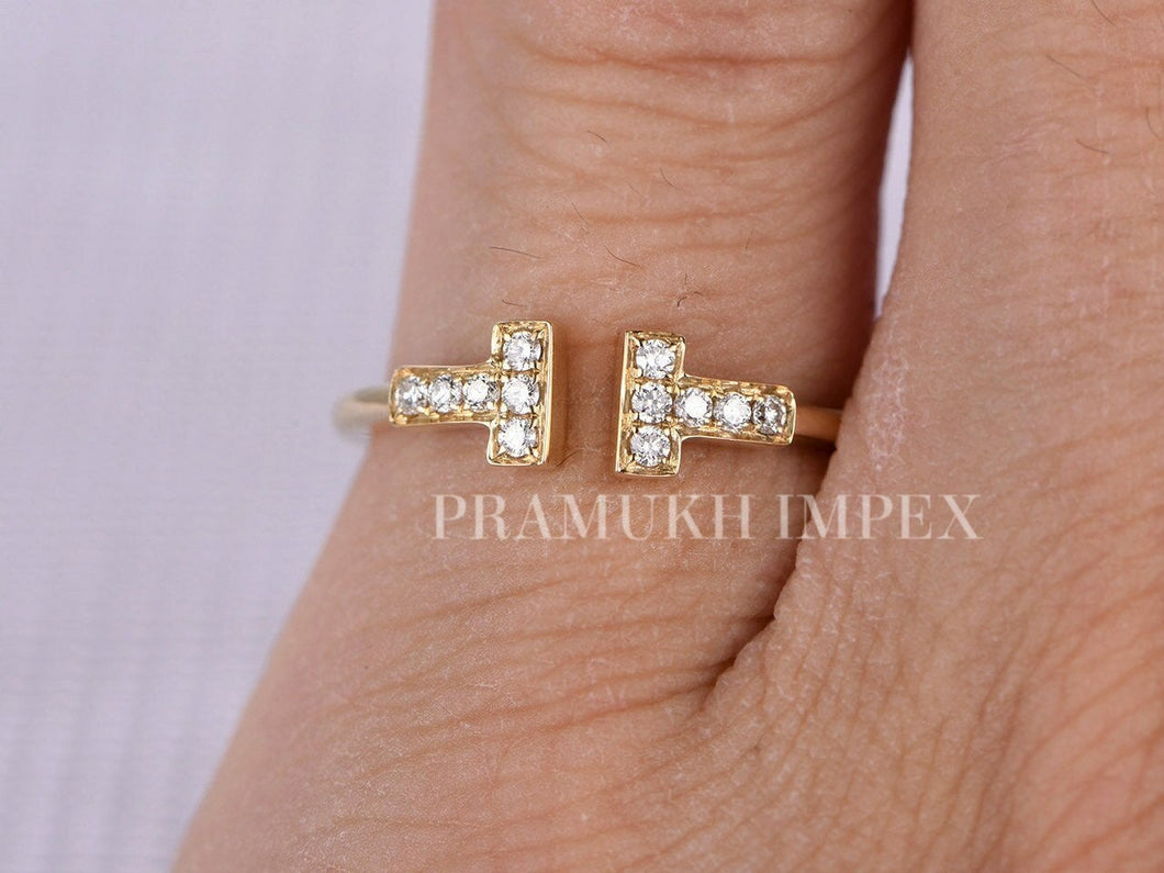 solid Rose Gold Statement Rings Unique Vintage Wedding Band Elegant Jewellery for engagement rings Art Deco Promise ring for Women on etsy - pramukhimpex